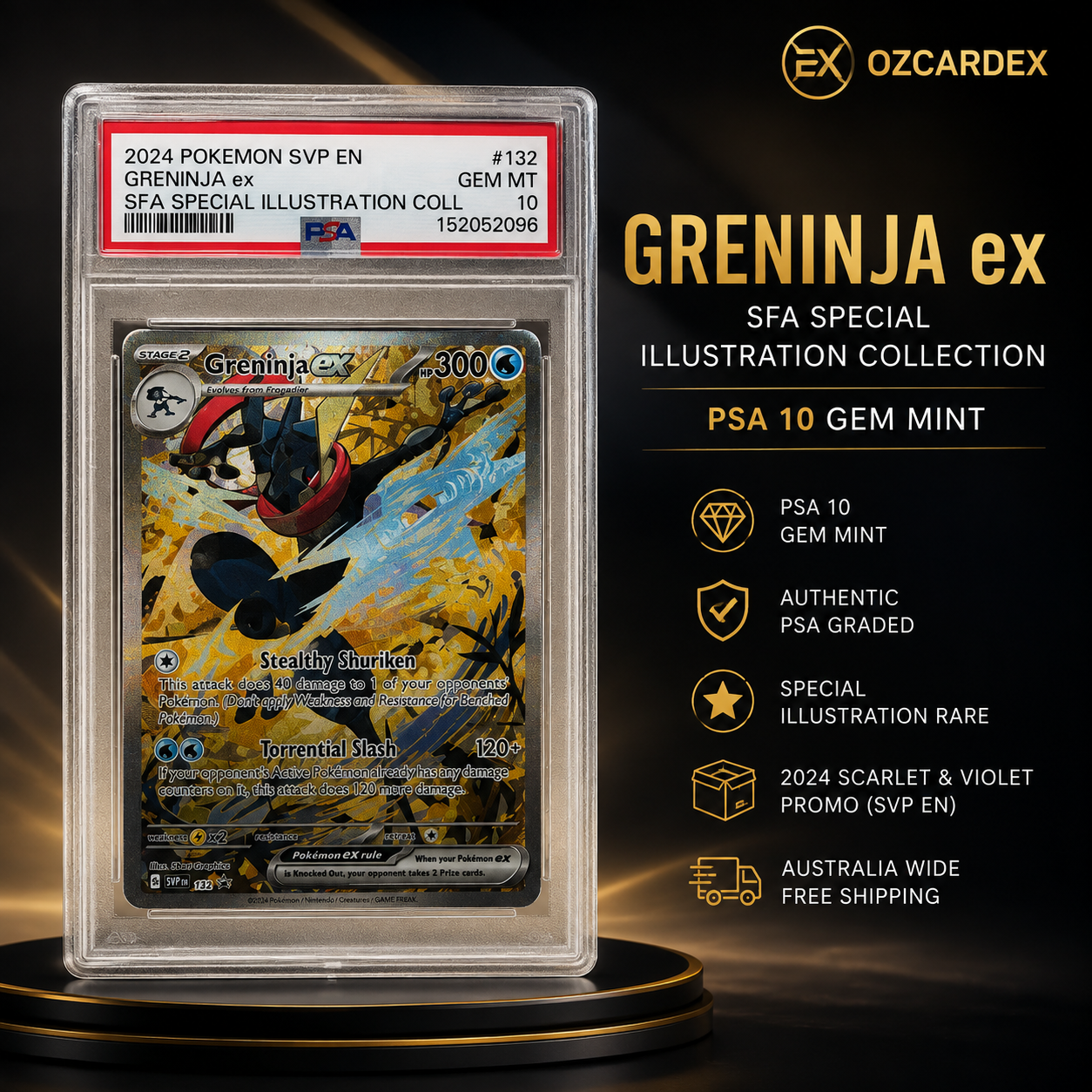 PSA 10 Greninja ex SVP #132 | Special Illustration Collection