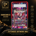 OZCardEX Charizard ex 234/091 Extended Artwork Only - card, PSA slab and protector not included