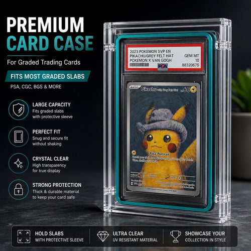 Magnetic PSA slab protector case for graded Pokémon cards – OZCardEX Australia